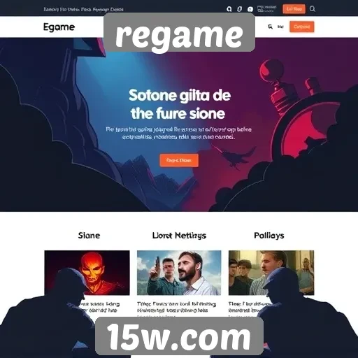 Evolução do design do site regame ao longo do tempo